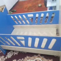 تخت بچگانه ۱۳۰در ۸۰ تشک صفر نونو|تخت و سرویس خواب|سهند, |دیوار