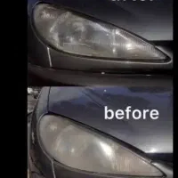 شفافیت سازی چراغ خودرو|خدمات موتور و ماشین|خورموج, |دیوار