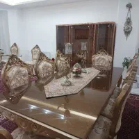 مبل ۸ نفره استیل با ناهار خوری ۸ نفره