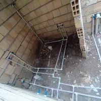 لوله کشی آب فاضلاب تاسیسات نصب شیر آلات لوله کش|خدمات پیشه و مهارت|رشت, یخسازی|دیوار