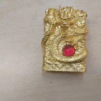 zippo gold dragon with red ball