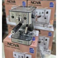 قهوه ساز اسپرسوساز نوا 149 تمام استیل دوبل ۲ کاپ