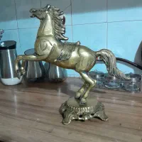 اسب برنجی دکوری