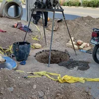 مقنی چاه کن وصل فاضلاب خانه به شهری تخریب کار مغنی