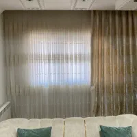 پرده حریر گلدوزی در حدنو|پرده، رانر، رومیزی|ساری, |دیوار