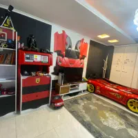 سرویس تخت و دراور و کتابخانه