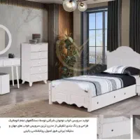 تولید تخت خواب ام دی آف با چک 8ماه تشک با کد 73