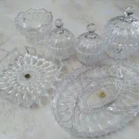 کریستال شکلات خوری،اردو خوری،قندان،شیرینی خوری