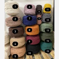 لوازم‌ مکرومه. رافیا.چوب خام.فریم .نخ مکرومه