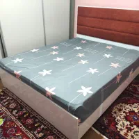 تخت دو نفره با تشک طبی|تخت و سرویس خواب|هریس, |دیوار