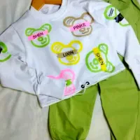 بلوز شلوار ست آستین فینگری|کفش و لباس بچه|بهشهر, |دیوار