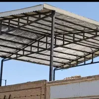 سقف شیروانی.نبشی کشی.جوشکاری خرده کاری