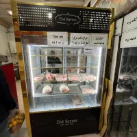یخچال ویترینی ایستاده زیست سرما موتور درجه یک|یخچال و فریزر|مشهد, نیروی هوایی|دیوار