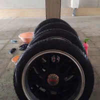 ۴ حلقه لاستیک با رینگ اسپرت سایز ۱۶|قطعات یدکی و لوازم جانبی|پاکدشت, پاکدشت (مامازند)|دیوار