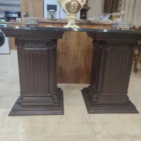 میز ناهارخوری  تمام شیشه ایتالیایی