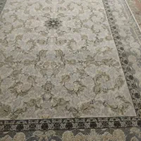 دو عدد فرش ۹ متری طلاکوب  نگین زمرد نونو|فرش|طرهان, |دیوار