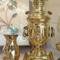 پخش عمده و تکی سماور ذغالی آنتیک برنج و متعلقات|صنایع دستی و سایر لوازم تزئینی|ارومیه, |دیوار