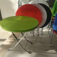 میز صندلی  تاشو پایه فلزی غذاخوری رستوران