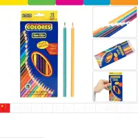 قیمت خرید عمده مداد رنگی ۱۲ رنگ وارداتی