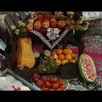 حکاکی کدو و هندوانه شب یلدا