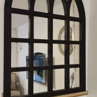 آینه چوبی مدرن