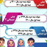 ثبت نام دانش اموز اول تا ششم دخترانه