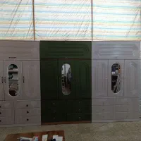 کمد لباس سوپر مات  پسته ای عرض ۱۴۰|جاکفشی، کمد، دراور|اردبیل, |دیوار