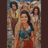 تابلو نقاشی مدادرنگی