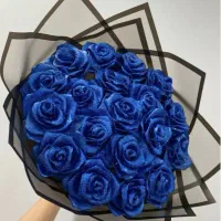گل با روبان