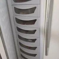 یخچال الکترواستیل تمیز دوقلو در حال کار هست