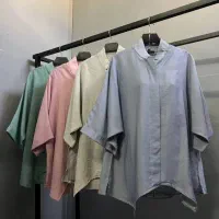 شومیز لیانا دکمه مخفی