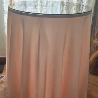 میز خاطره +رومیزی ساتن + همراه با شبشه