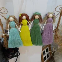 کلبه کنفی باعروسکهای مکرومه ای|صنایع دستی و سایر لوازم تزئینی|مشهد, مشکینی (شهرک غرب)|دیوار