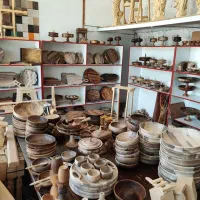 سینی .قندون .کاسه .اردوخوری چوبی