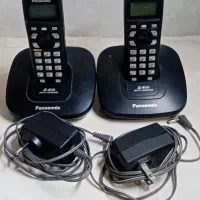 دو عددتلفن بی سیم پاناسونیک|تلفن رومیزی|مشهد, انقلاب|دیوار