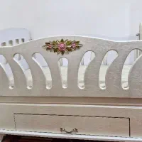تخت خواب کودک همراه با تشک طبی