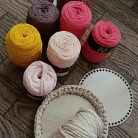 ۸ عدد نخ تریکو بافی و کفی زیر قیمت بازار