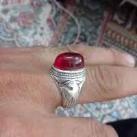 انگشتریاقوت اصل نقره ۹۲۵