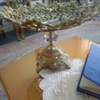 برنز و پیوتر کریستال بوهیما خورشیدی و قندان و سینی|ظروف سرو و پذیرایی|اسلام‌شهر, شهرک قائمیه|دیوار