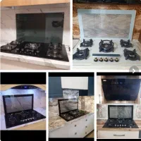 شیشه محافظ کابینت پشت گازی