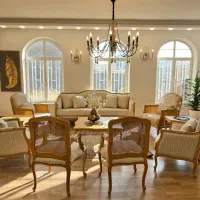 مبلمان  مبل فرانسوی کلاسیک بزاری