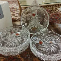 پیش دستی کریستالJCCنمکدان فنجان شیرمیوه پارچ لیوان|ظروف سرو و پذیرایی|تهران, حکمت|دیوار