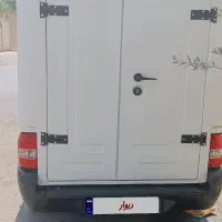 وانت پراید با اتاق فایبرگلاس معاوضه با سواری|خودرو سواری و وانت|یزد, |دیوار