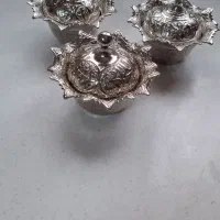 قندان نقره ای کار ترک
