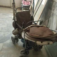 کالسکه دوقلو سالم تمیز