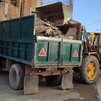 خاکبرداری حمل نخاله با تراکتور 911 کمپرسی 8تن