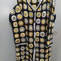 مانتو قلاب بافی موتیف