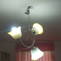 دو عدد لوستر سه شعله نهصد ، شش شعله یک و دویست|لوستر و چراغ آویز|ساوه, |دیوار