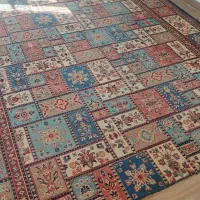 فرش ماشینی طرح خشتی ۲.۷×۲.۵ ۶.۷۵ متر مربع