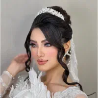 همراه عروس ویژه قیمت فقط ۱۳۰۰(vip)میکاپ وشنیون|خدمات آرایشگری و زیبایی|جیرفت, |دیوار